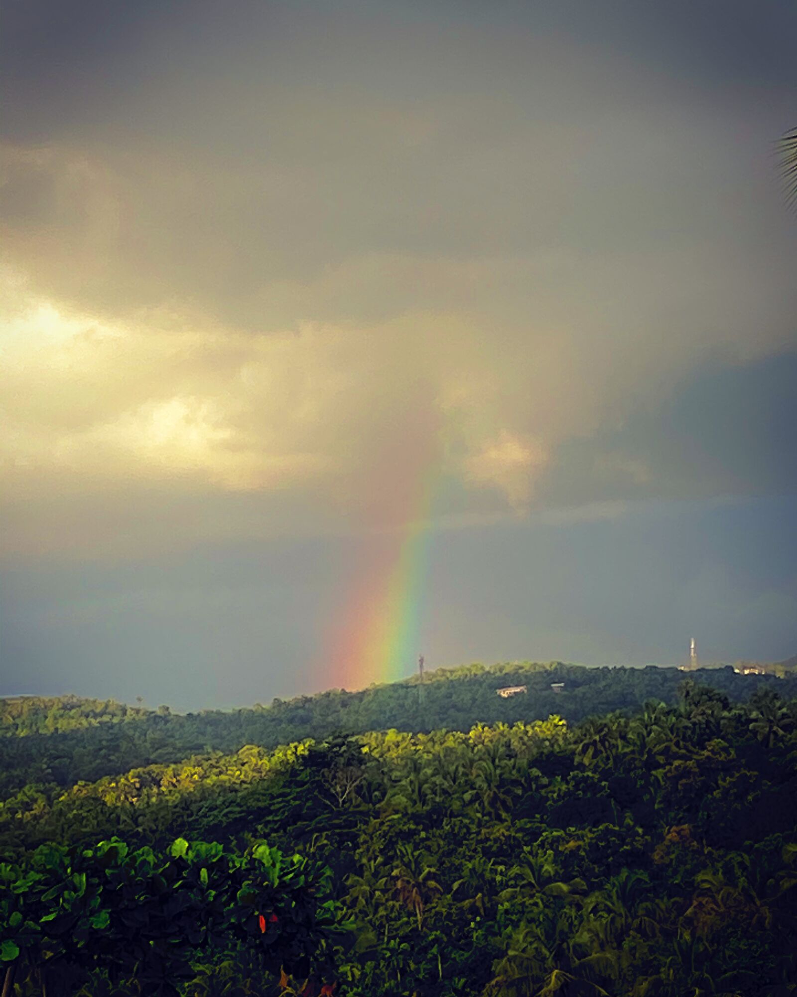 Apple iPhone 11 sample photo. Rainbow, kerala, sky photography