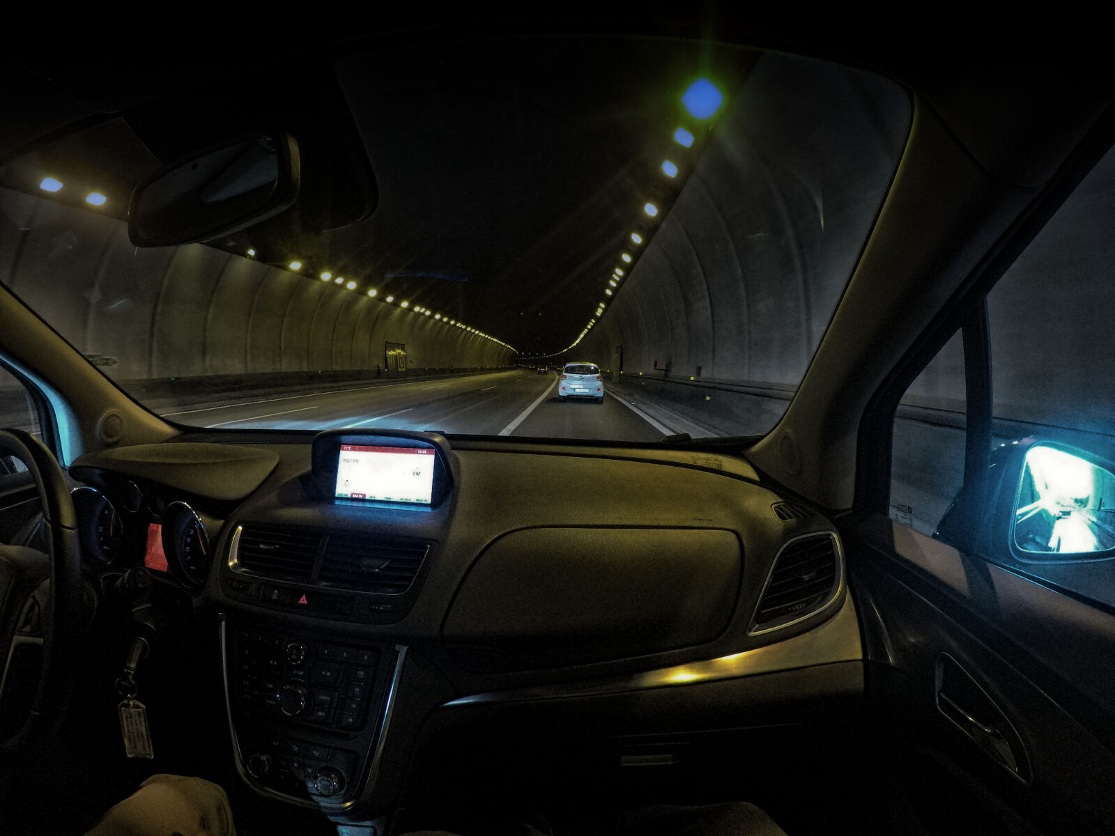GoPro Hero5 Black sample photo. Car, car, lights, night photography