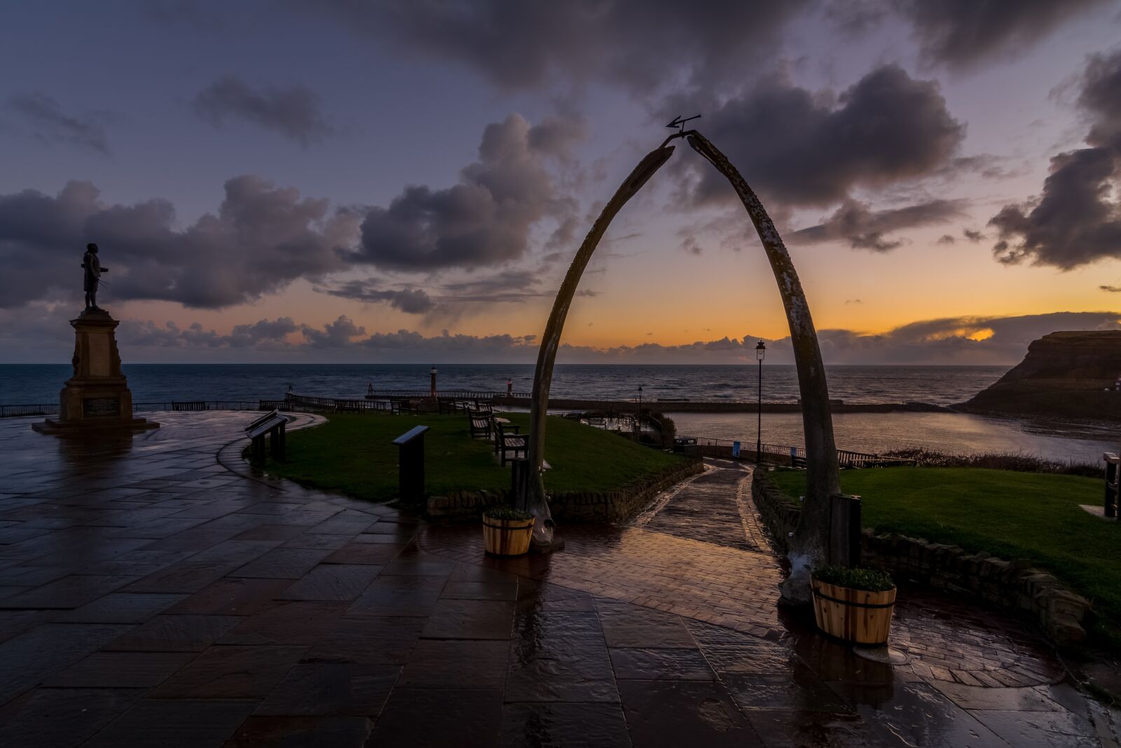 Nikon D7100 sample photo. Whale bones, whitby, harbour photography