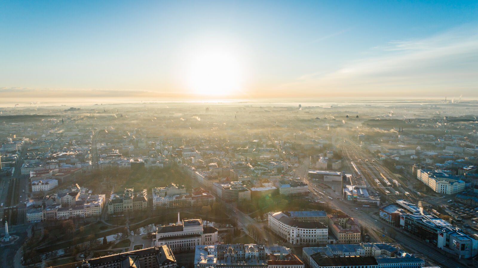 DJI FC6310 sample photo. Aerial, aerial, city, aerial photography
