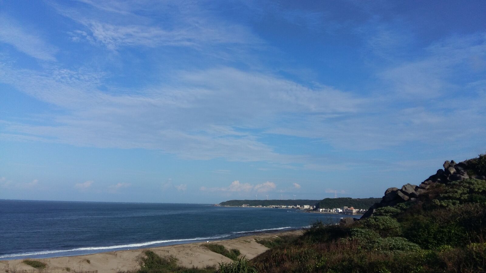 Samsung Galaxy A7 sample photo. Sky, beach, ocean photography