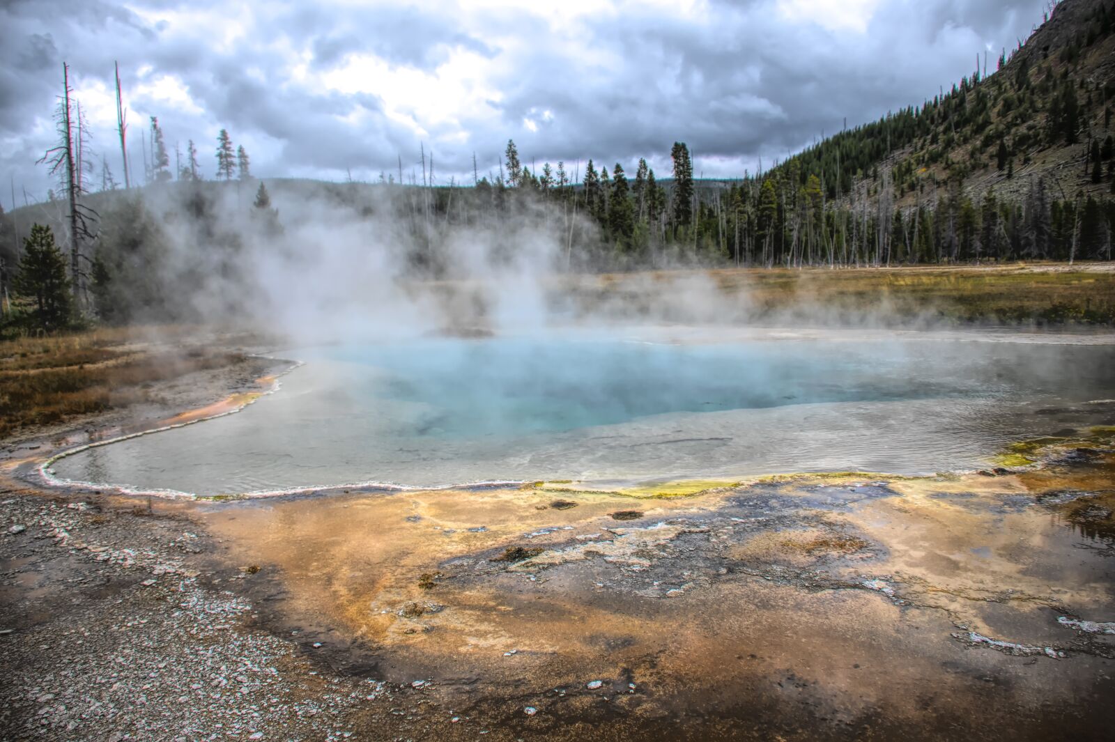 Nikon D850 sample photo. Yellowstone, geyser, thermal photography