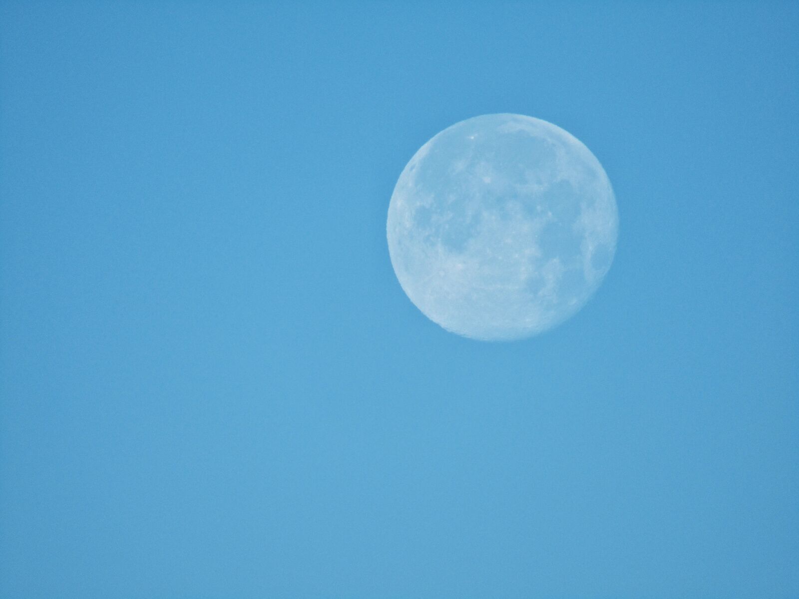 Canon POWERSHOT SX432 IS sample photo. Moon, moon day, sky photography