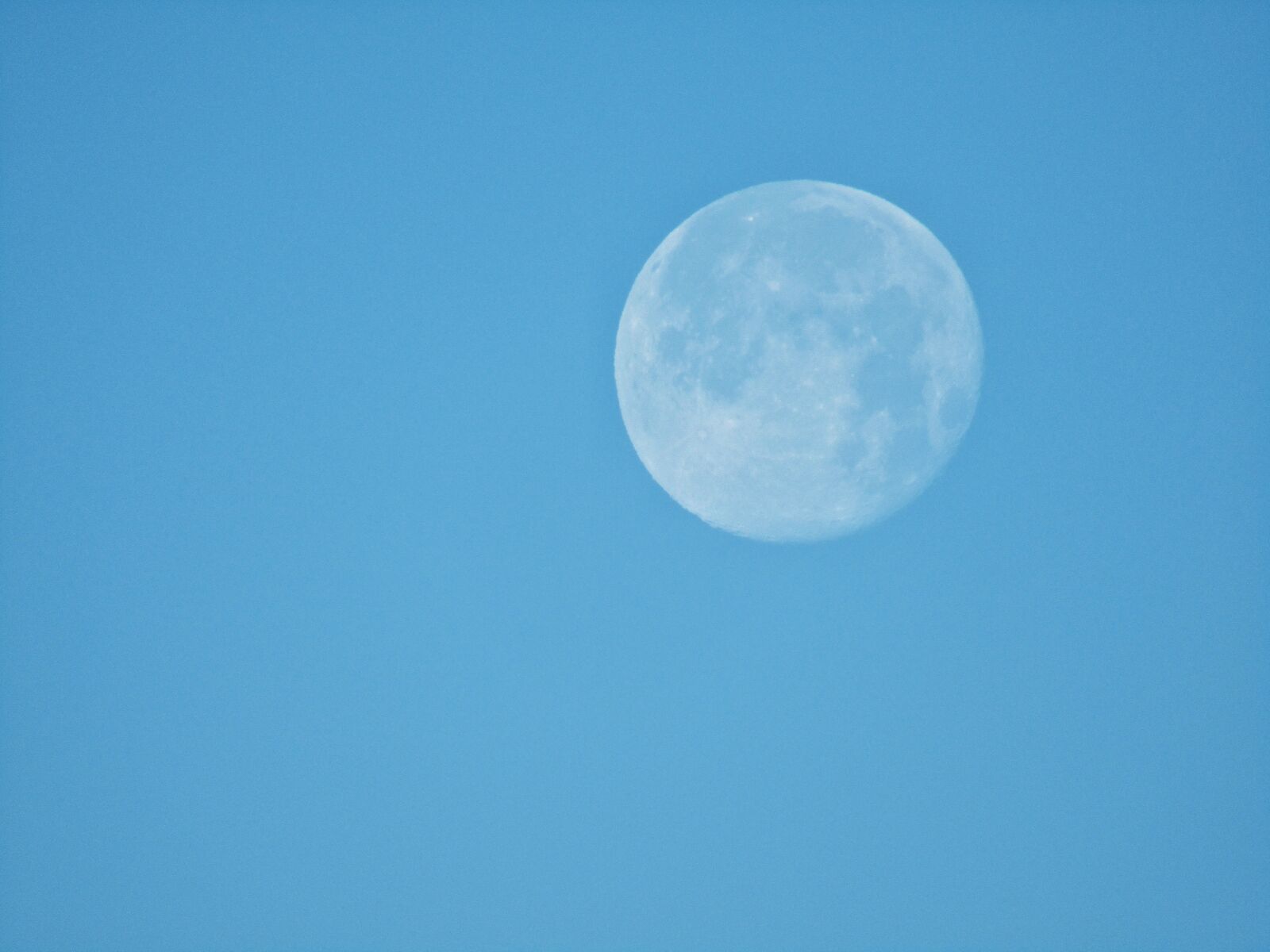Canon POWERSHOT SX432 IS sample photo. Moon, moon day, sky photography