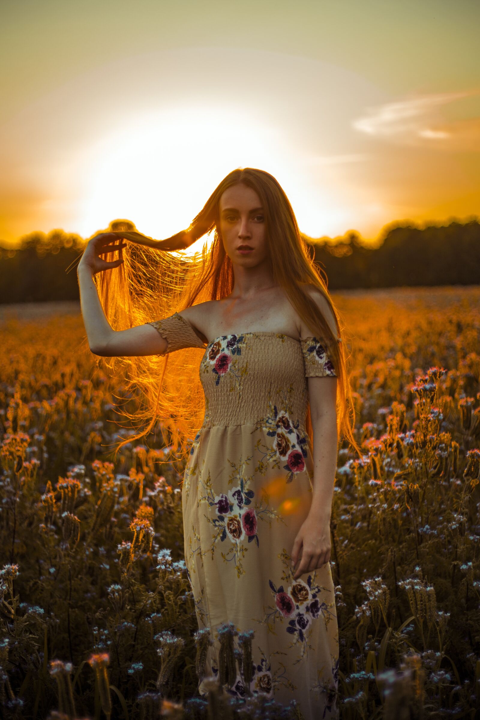 Canon EF 50mm F1.8 II sample photo. Girl, redhead, model photography