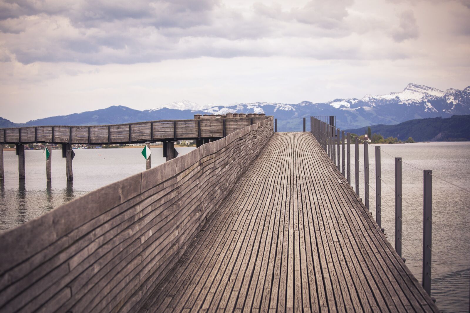 Canon EF 70-300mm F4-5.6 IS USM sample photo. Bridge, alpine, switzerland photography