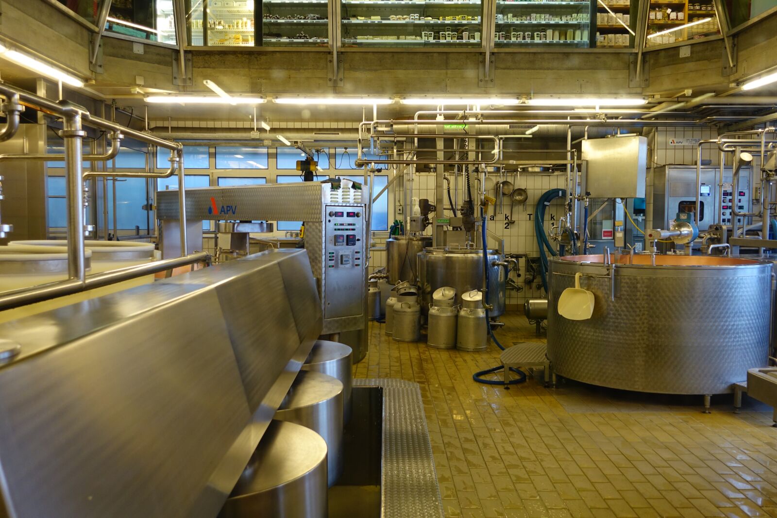 Sony Cyber-shot DSC-RX100 IV sample photo. Cheese factory, cheese making photography