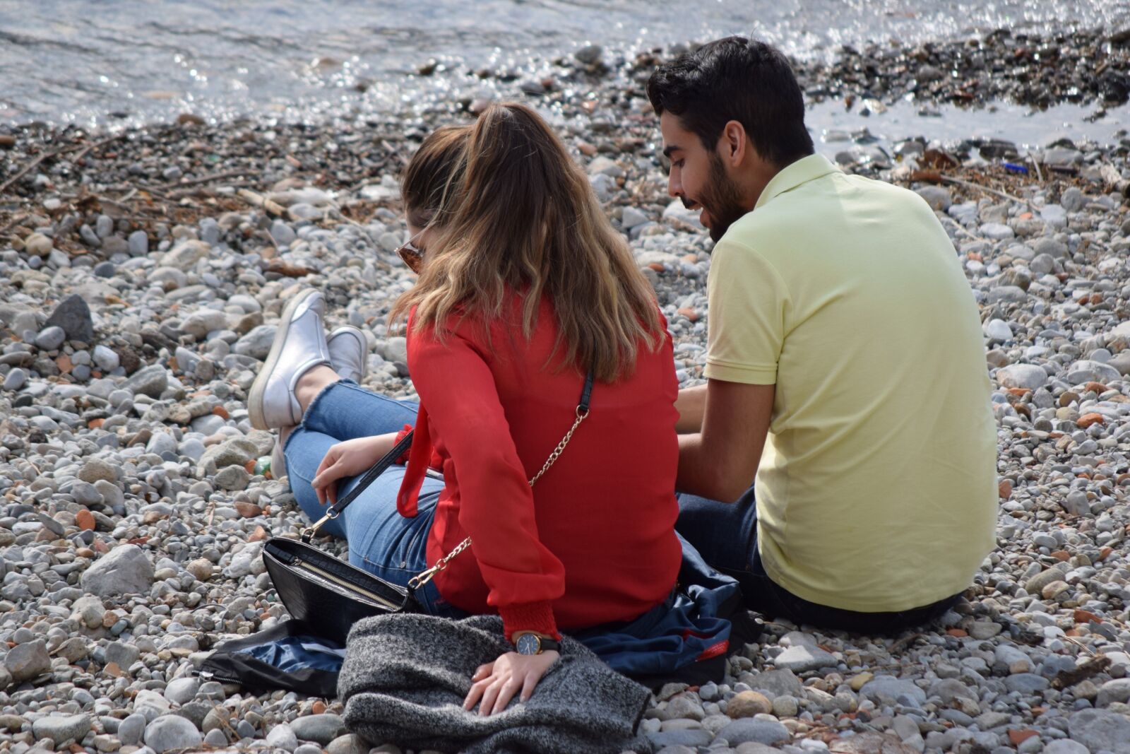 Nikon D3300 sample photo. Beach, couple, in love photography