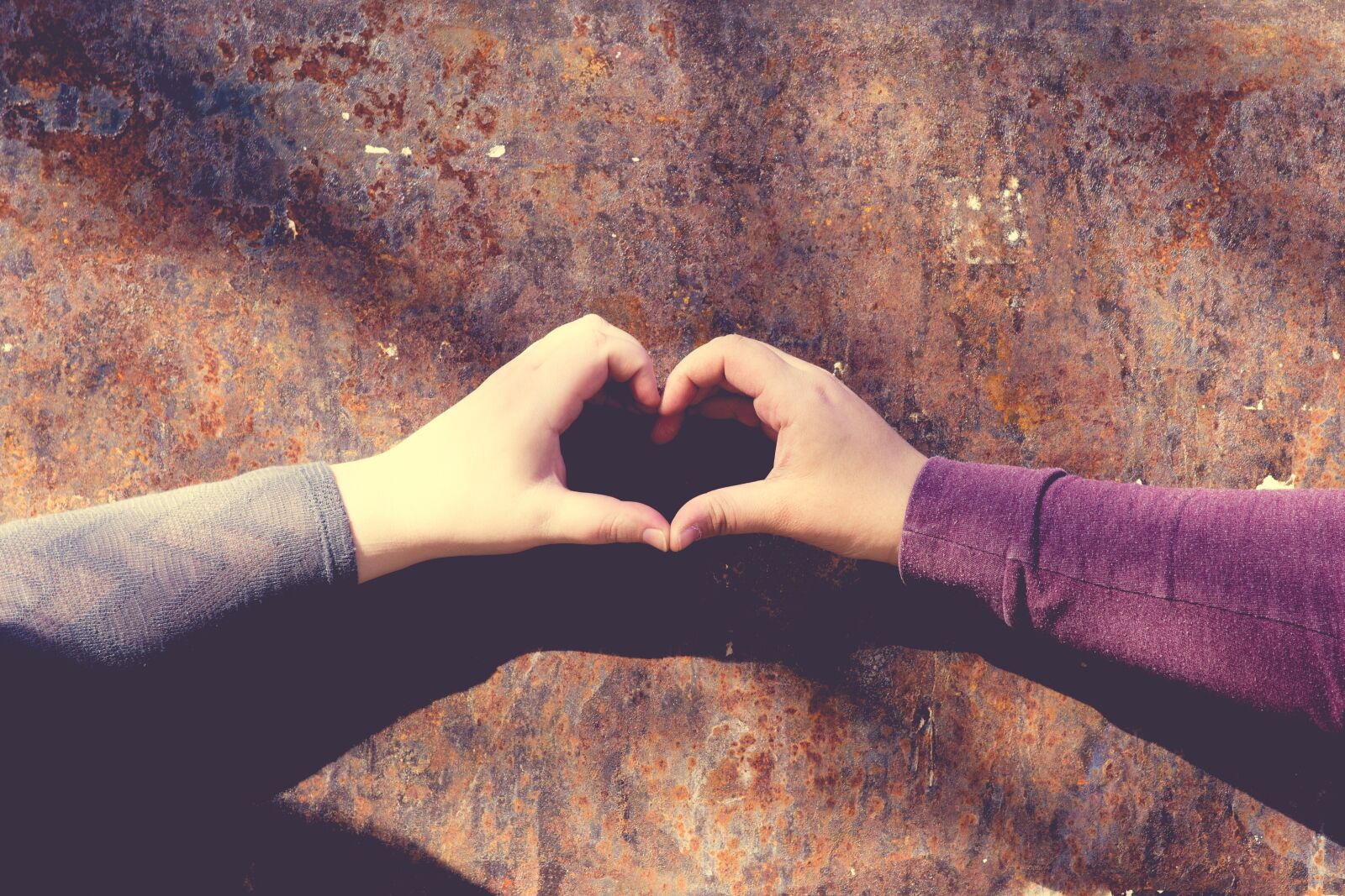 Nikon D7200 sample photo. Heart, friendship, rust photography