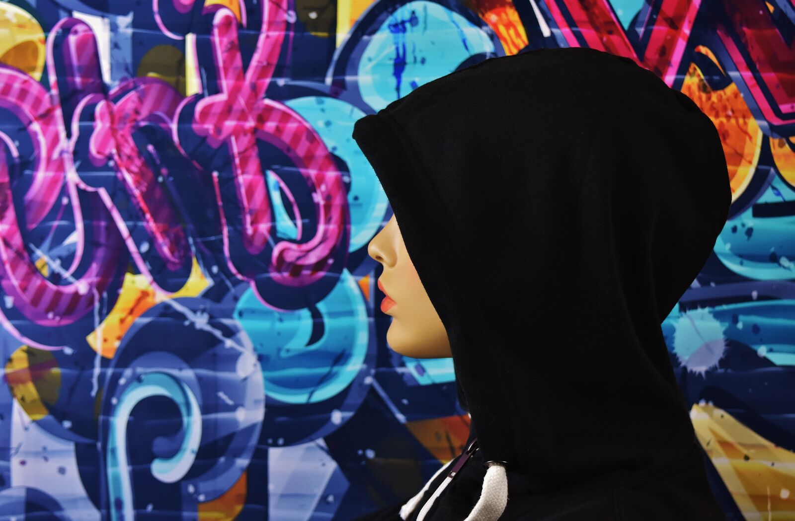 Nikon D7200 sample photo. Woman, hood, mysterious photography