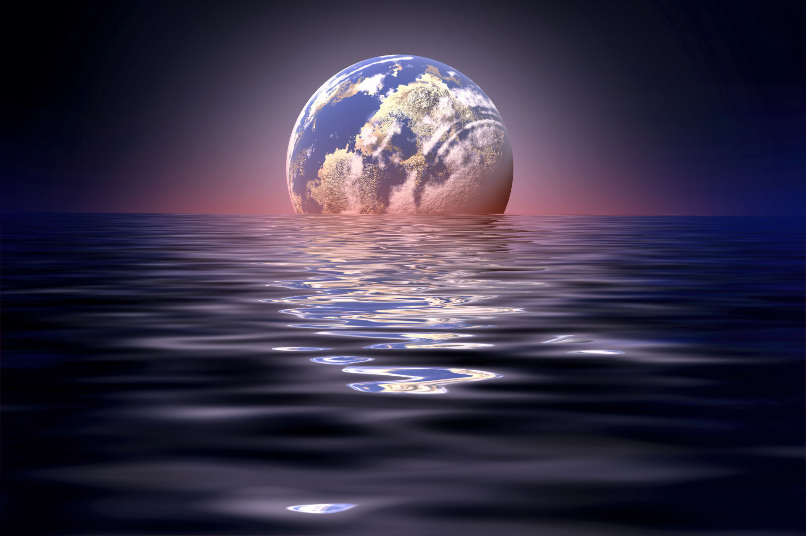 Nikon D3200 sample photo. Moon, in, water photography