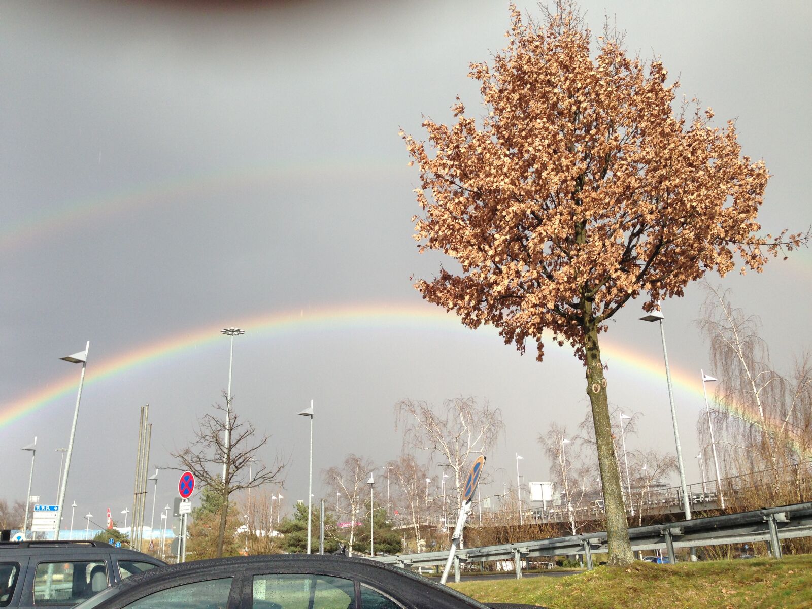 Apple iPhone 5 sample photo. Rainbow, spontaneous, oberkassel photography