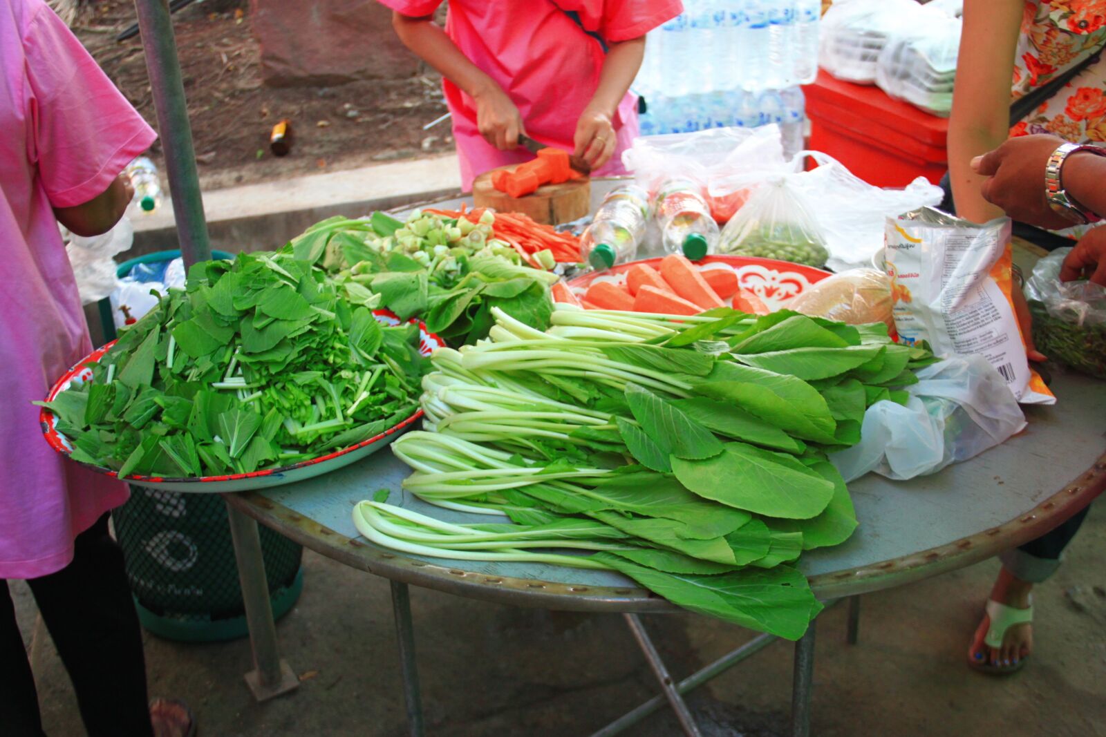 Canon EOS 500D (EOS Rebel T1i / EOS Kiss X3) sample photo. Vegetable, country, chinese kale photography