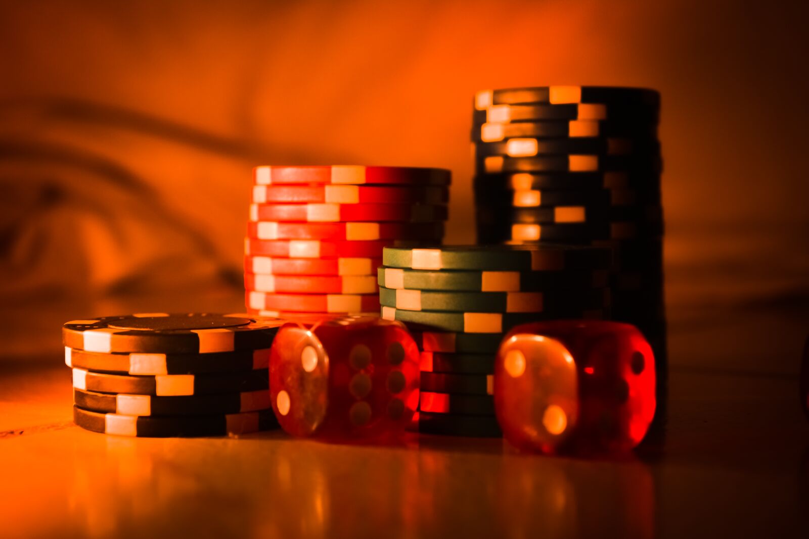 Nikon D5200 sample photo. Casino, chips, dice photography