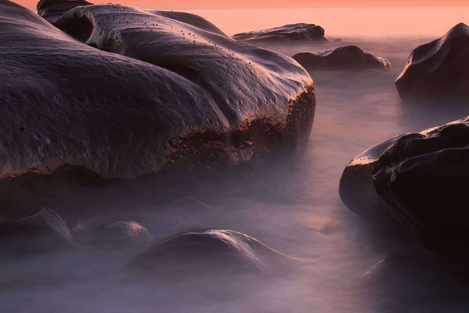 Canon EOS 70D + Canon EF 24-105mm F4L IS USM sample photo. Rock, sea, seashore, sunset photography