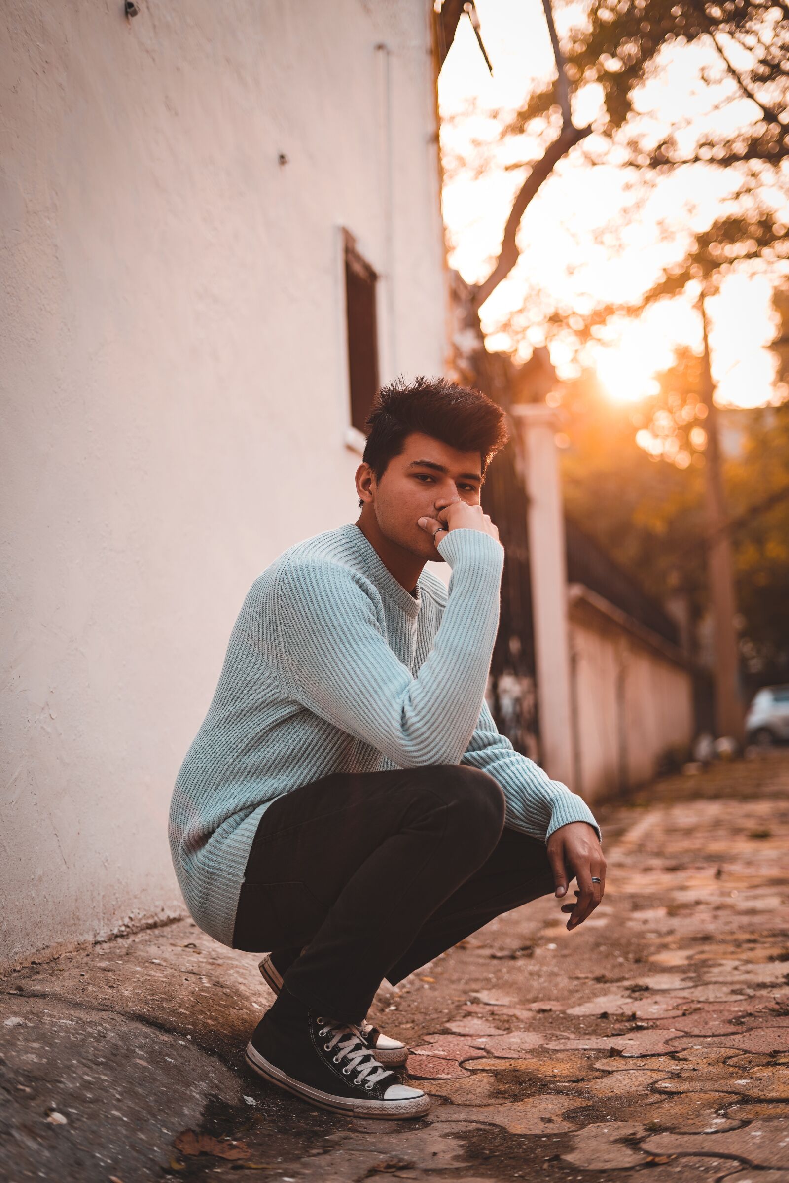 Sony FE 50mm F1.8 sample photo. Male model, young, man photography