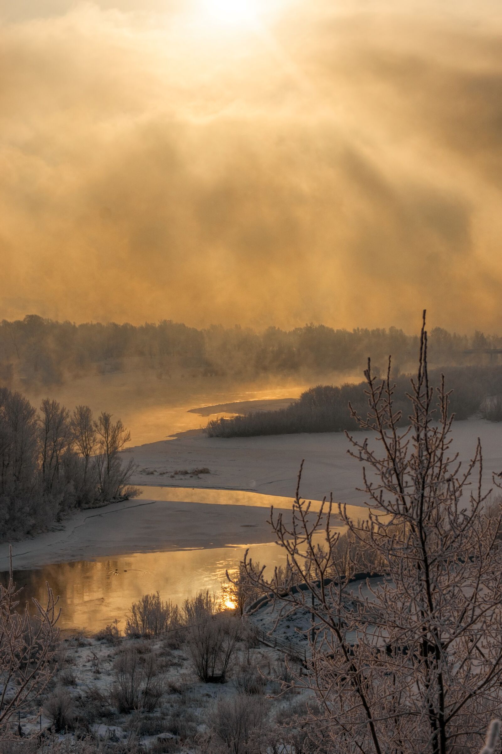 Sony DT 50mm F1.8 SAM sample photo. River, landscape, winter photography