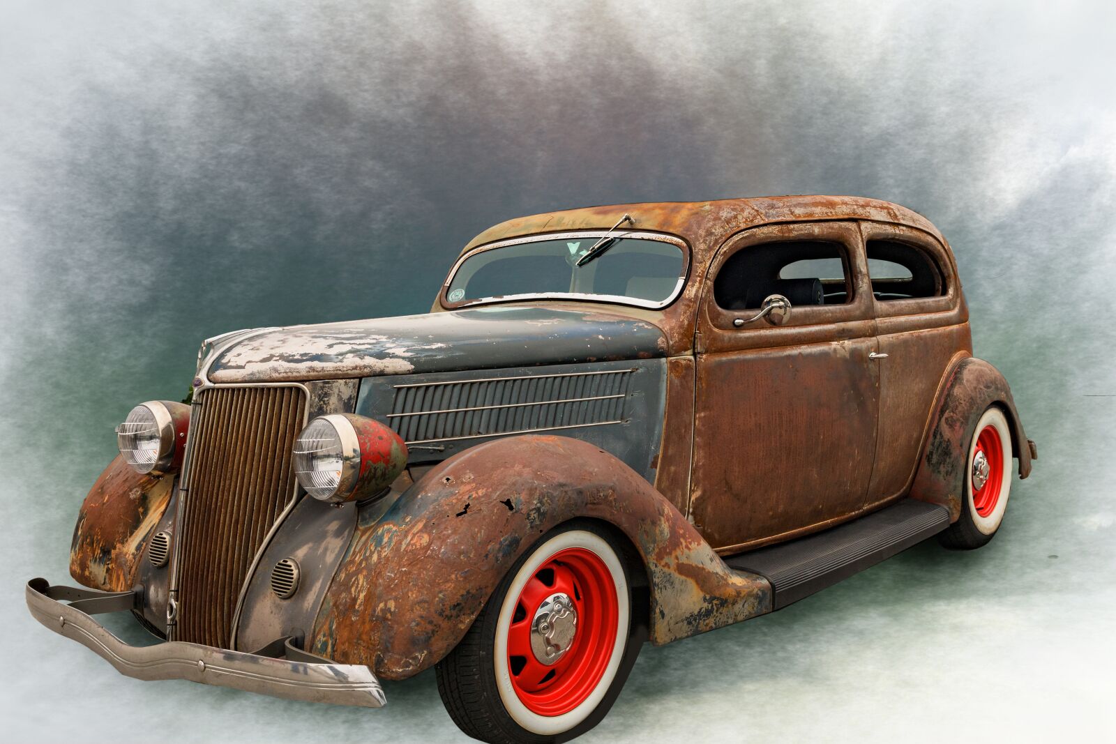 Nikon D850 sample photo. Auto, old, car photography