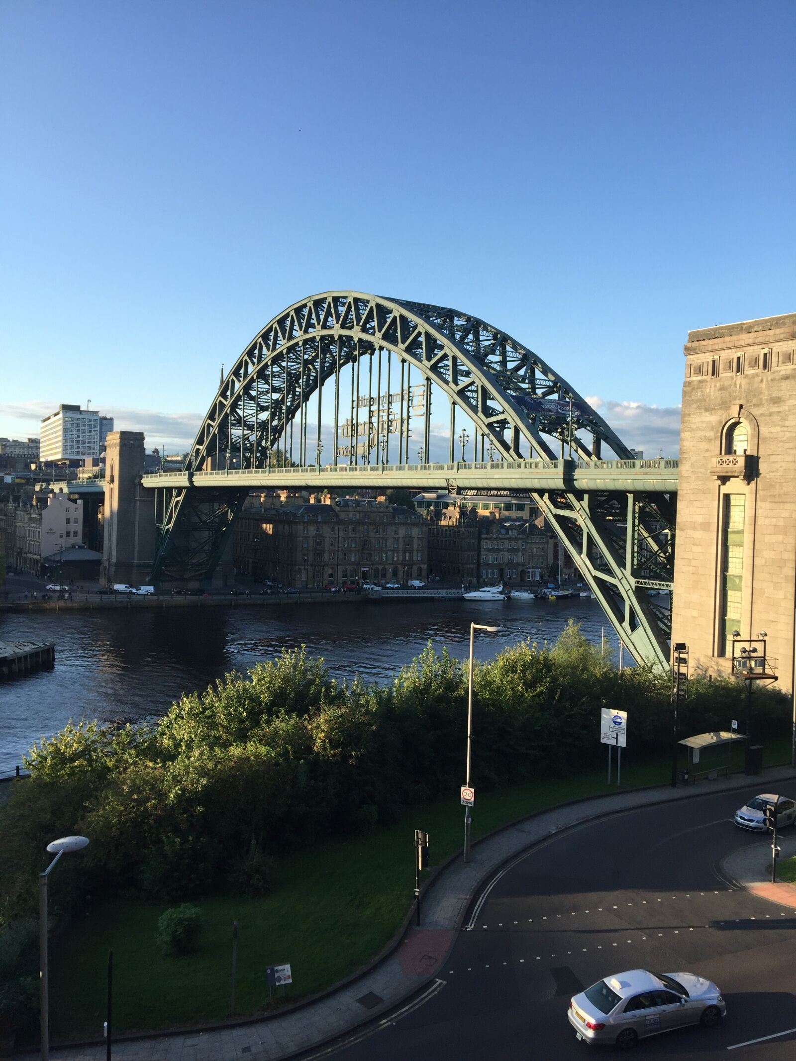 iPhone 6 Plus back camera 4.15mm f/2.2 sample photo. Bridge, newcastle, fair photography