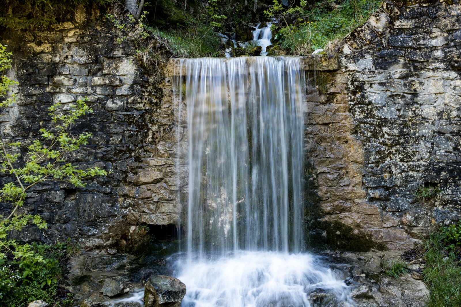 Canon EOS R sample photo. Waterfall, cascade, water photography