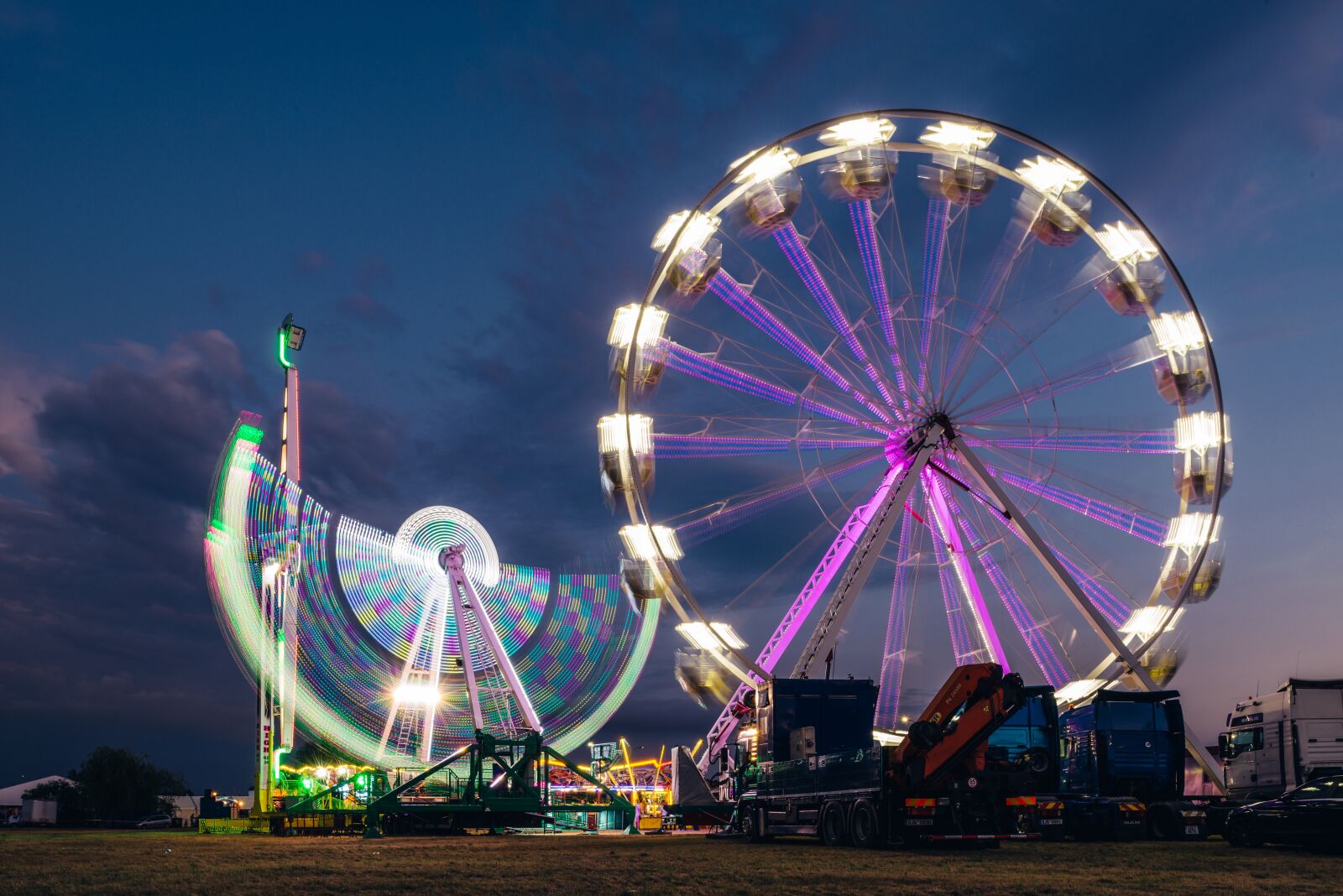 Nikon D800 sample photo. Amusement park, ferris wheel photography