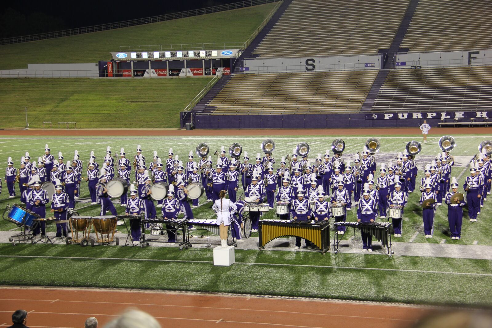 Canon EOS 60D sample photo. Marching band, field, marching photography