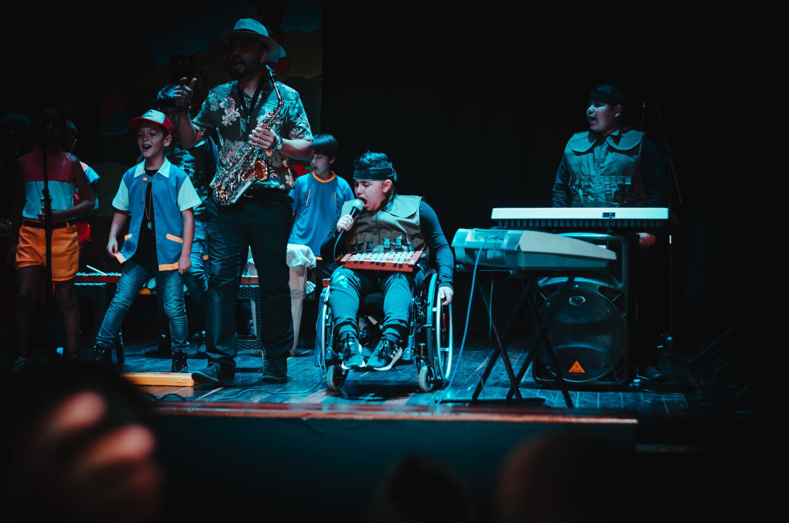 Nikon D5100 sample photo. Music, band, child photography