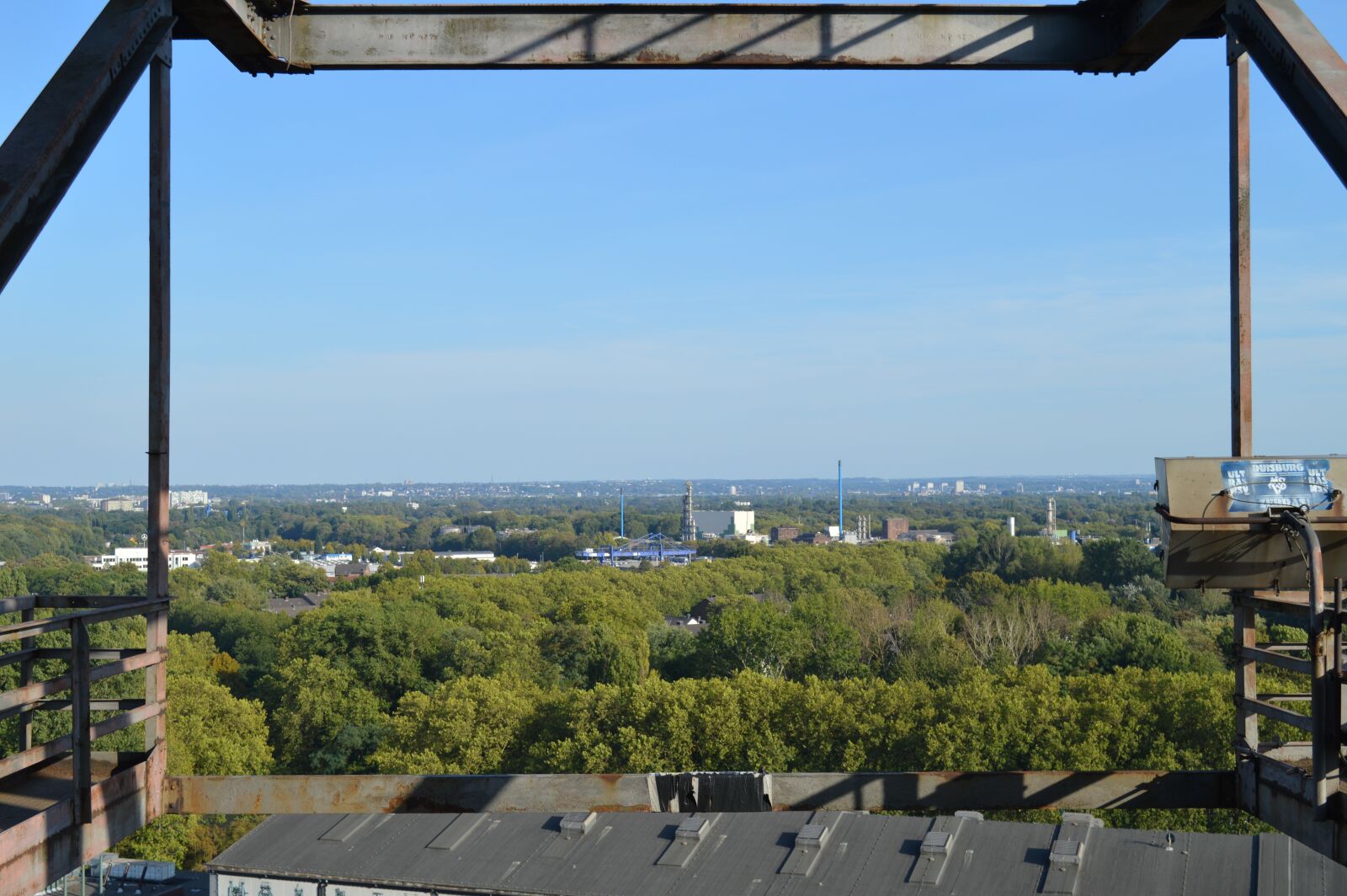 Nikon D3200 sample photo. View, blast furnace, duisburg photography