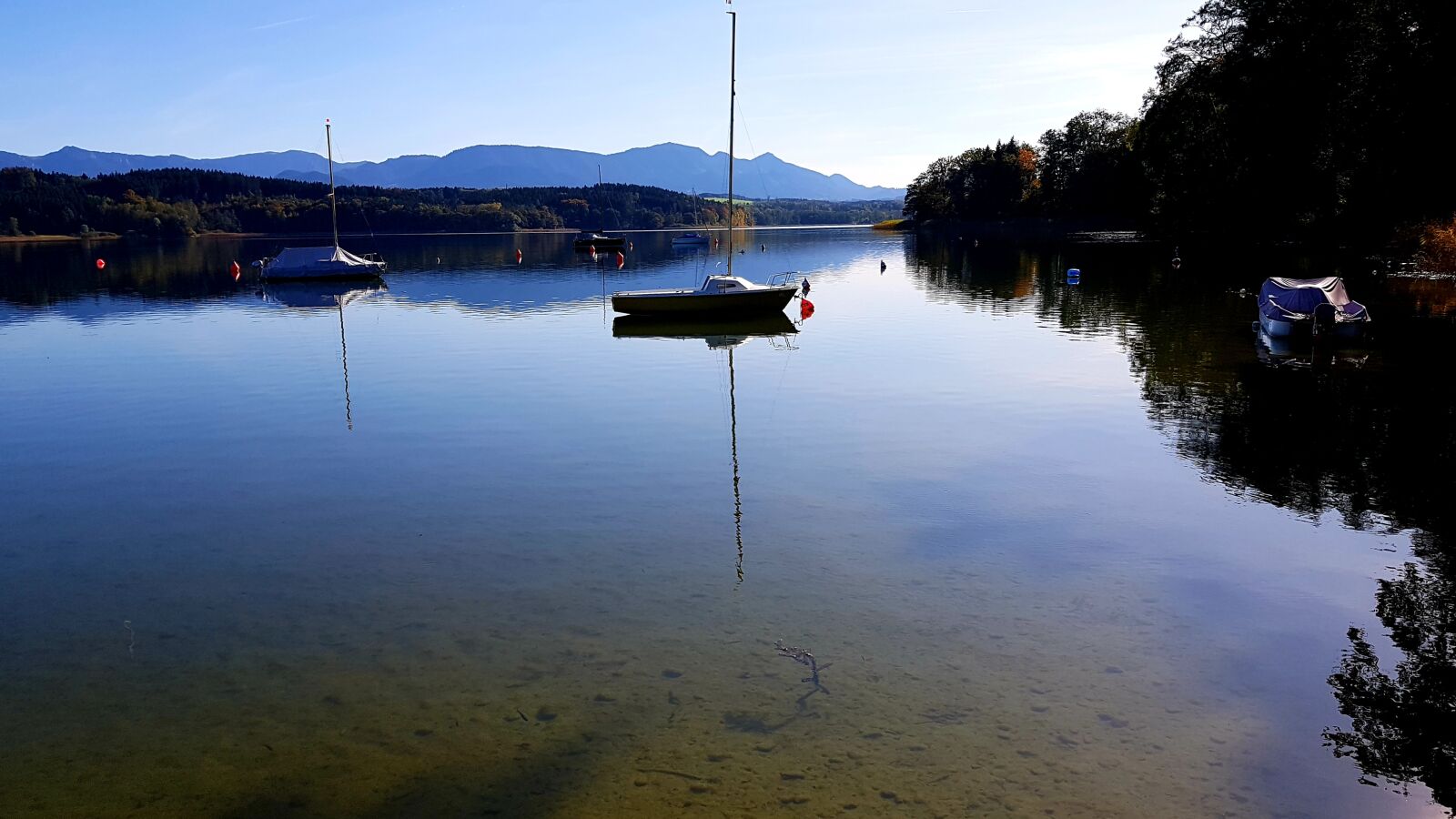 Samsung Galaxy S7 Edge sample photo. Lake, alpine, sailing boat photography