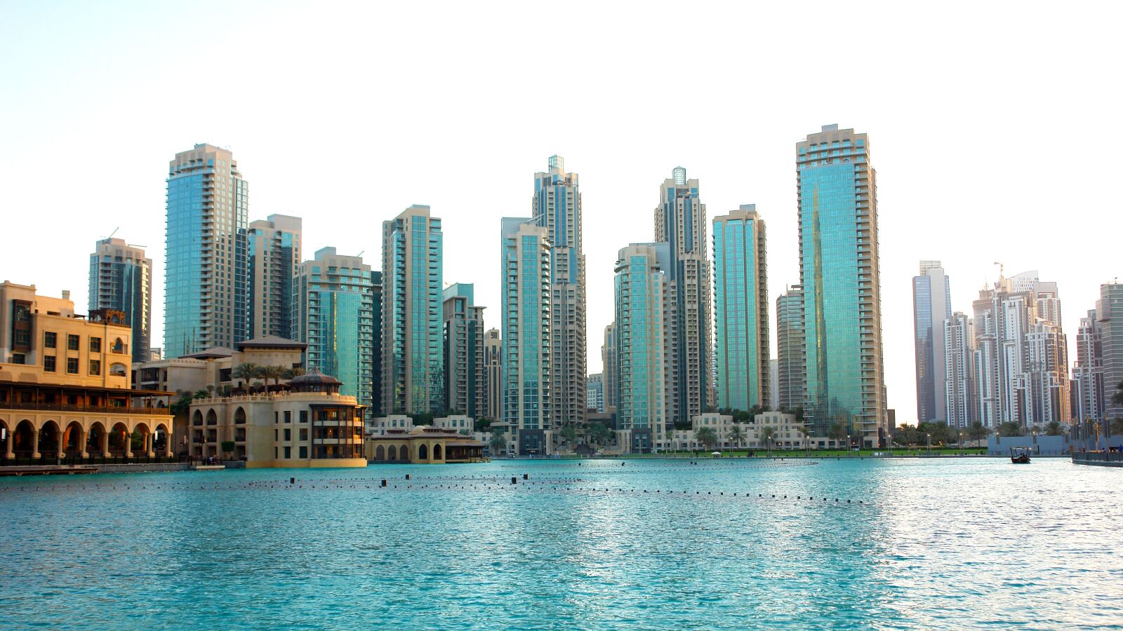 Sony DSC-R1 sample photo. Skyline, dubai, skyscrapers photography