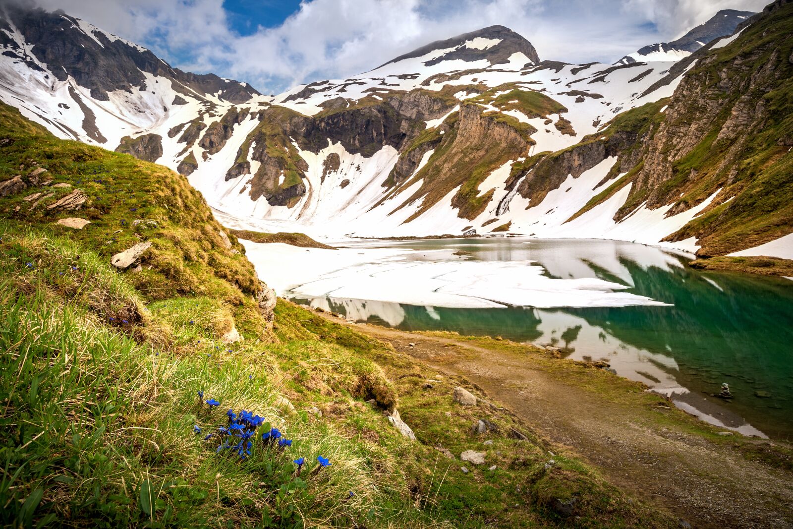 Nikon D7200 sample photo. Alpine, mountains, bergsee photography