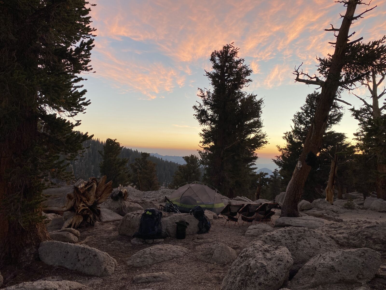 Apple iPhone 11 Pro sample photo. Sunrise campsite, nature, camping photography