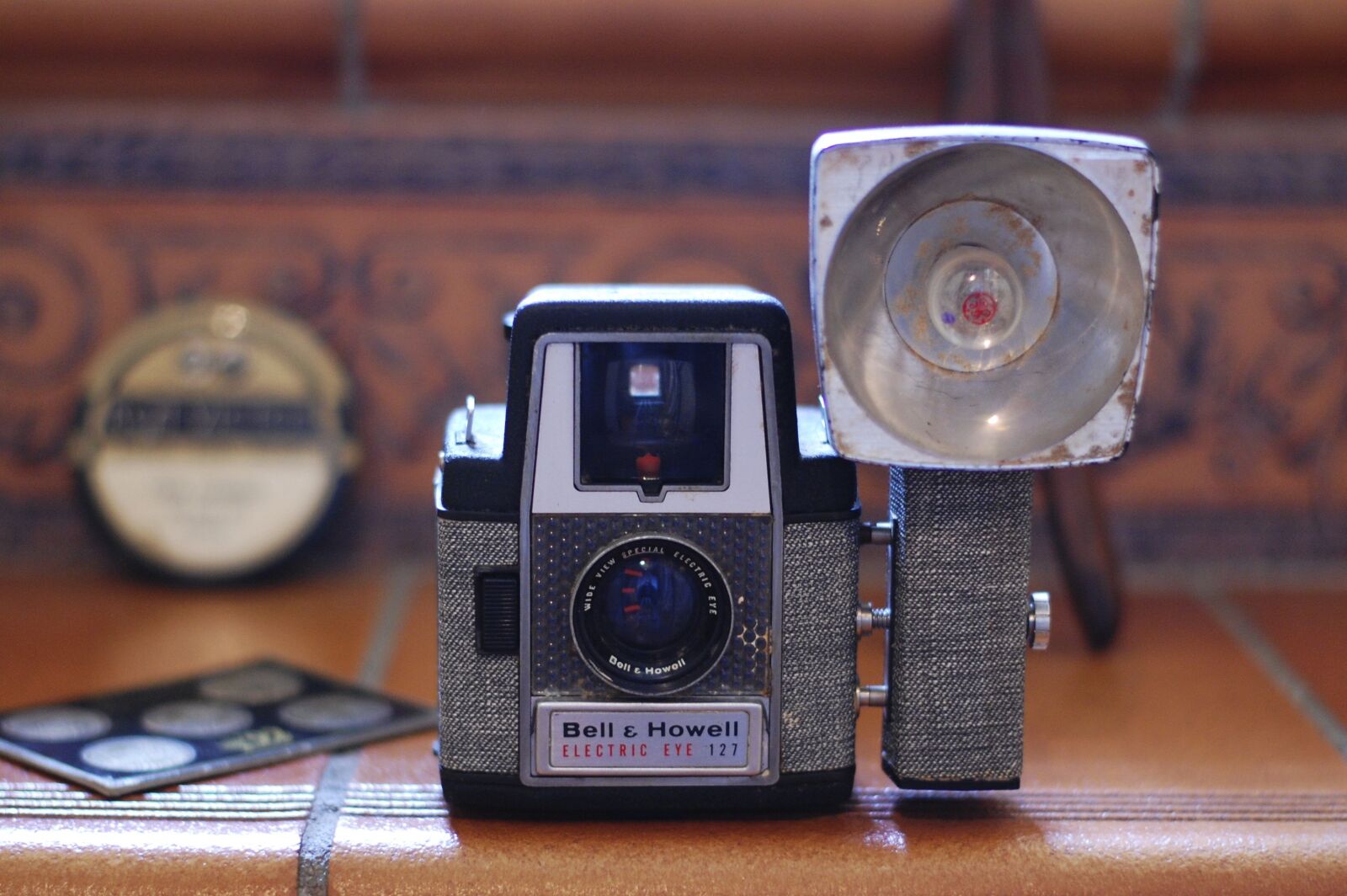 Nikon D40 sample photo. Photo camera, old camera photography