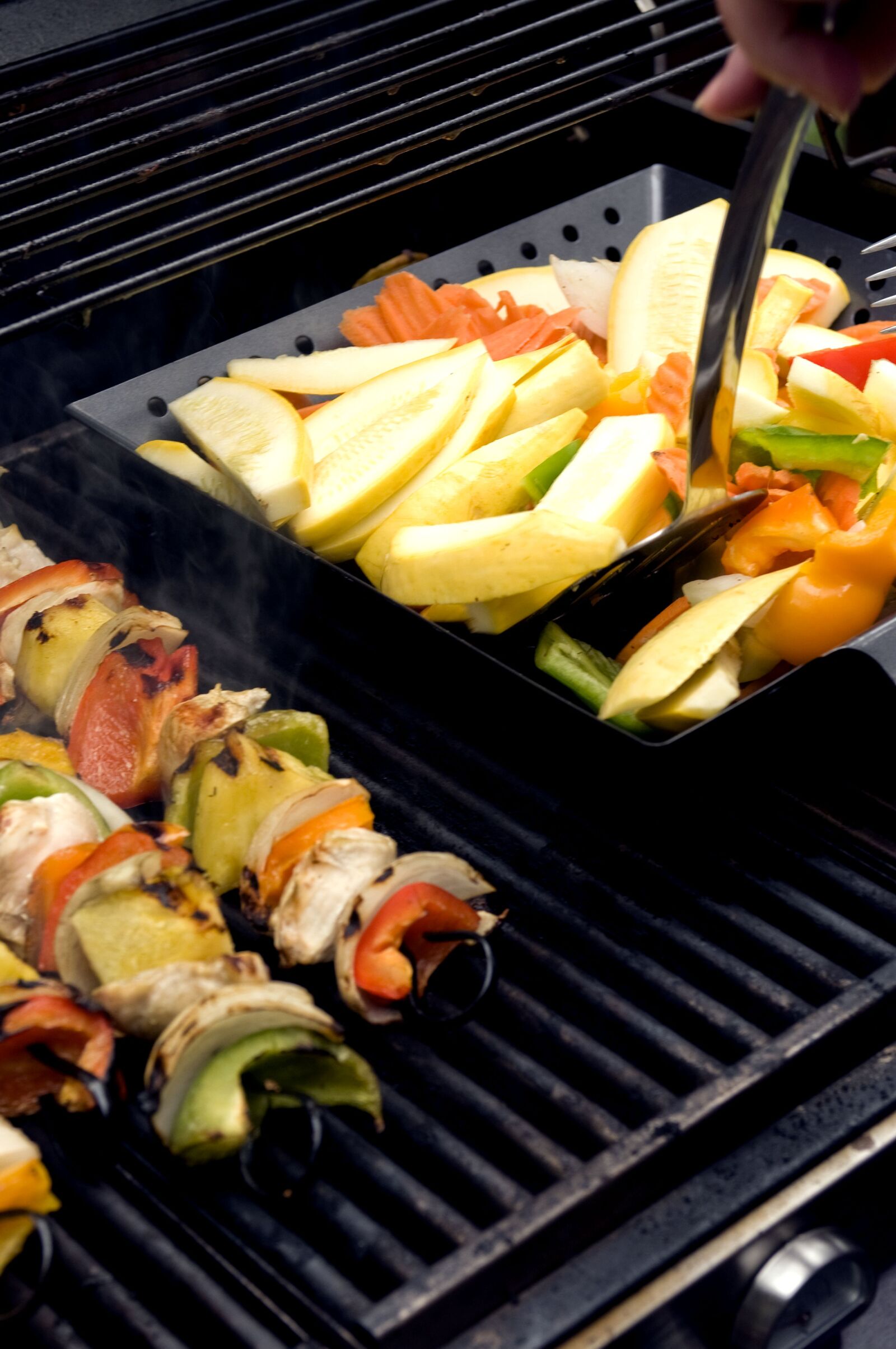 Nikon D300 sample photo. Freshly, prepared, kabobs, outdoor photography