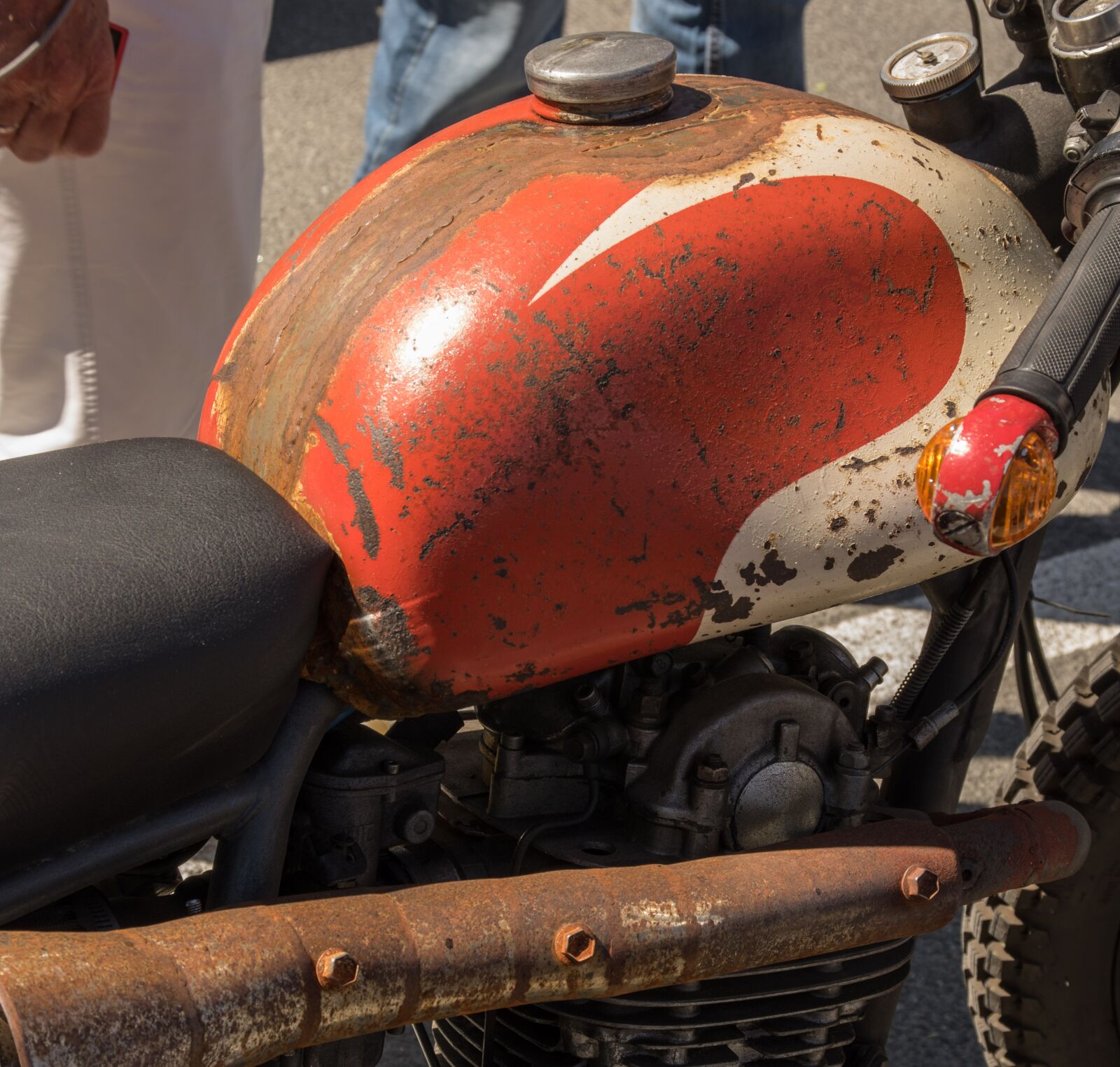 Pentax K-3 sample photo. Motorcycle, oldtimer, rat-bike photography