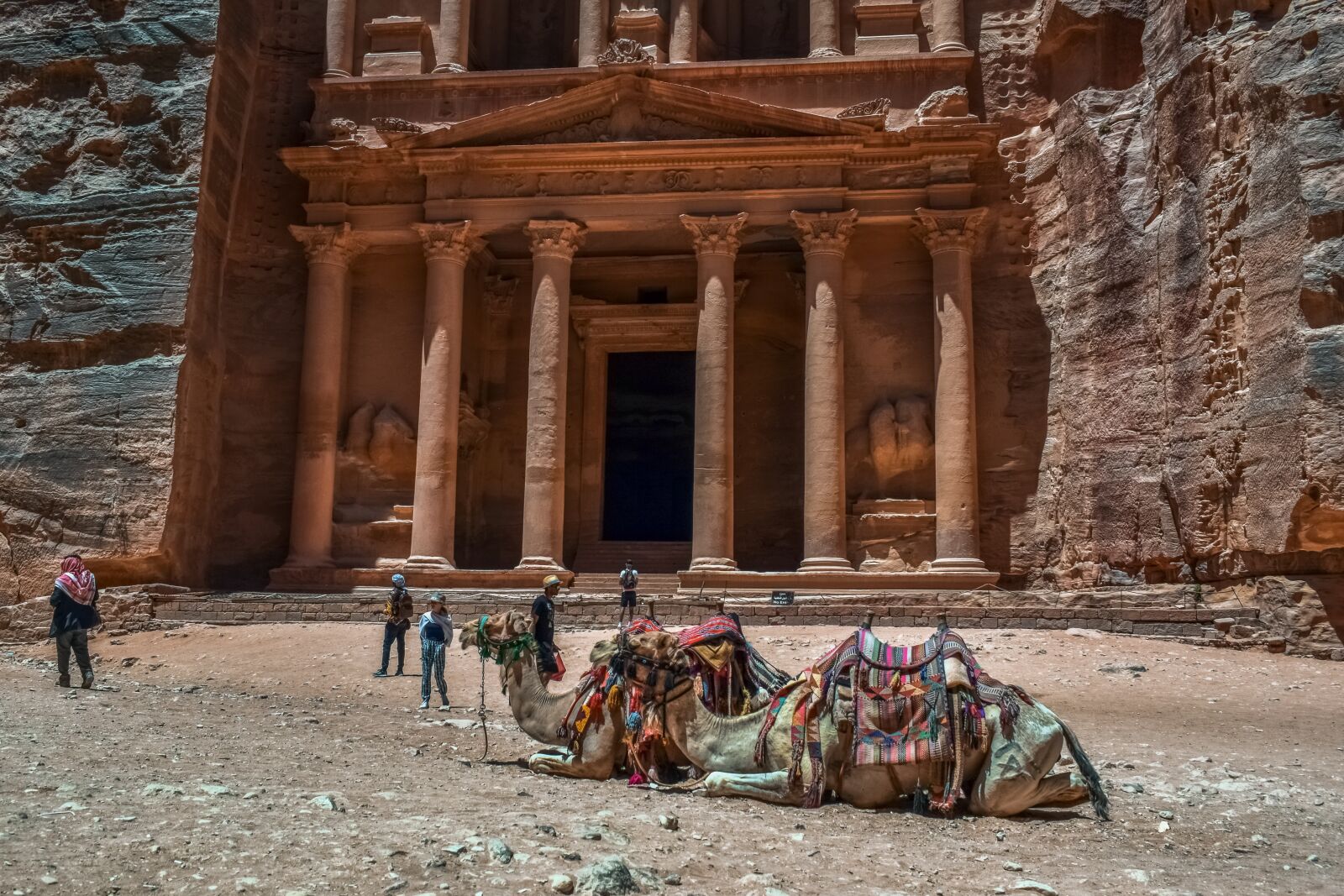 Nikon D3300 sample photo. Petra, jordan, treasury photography