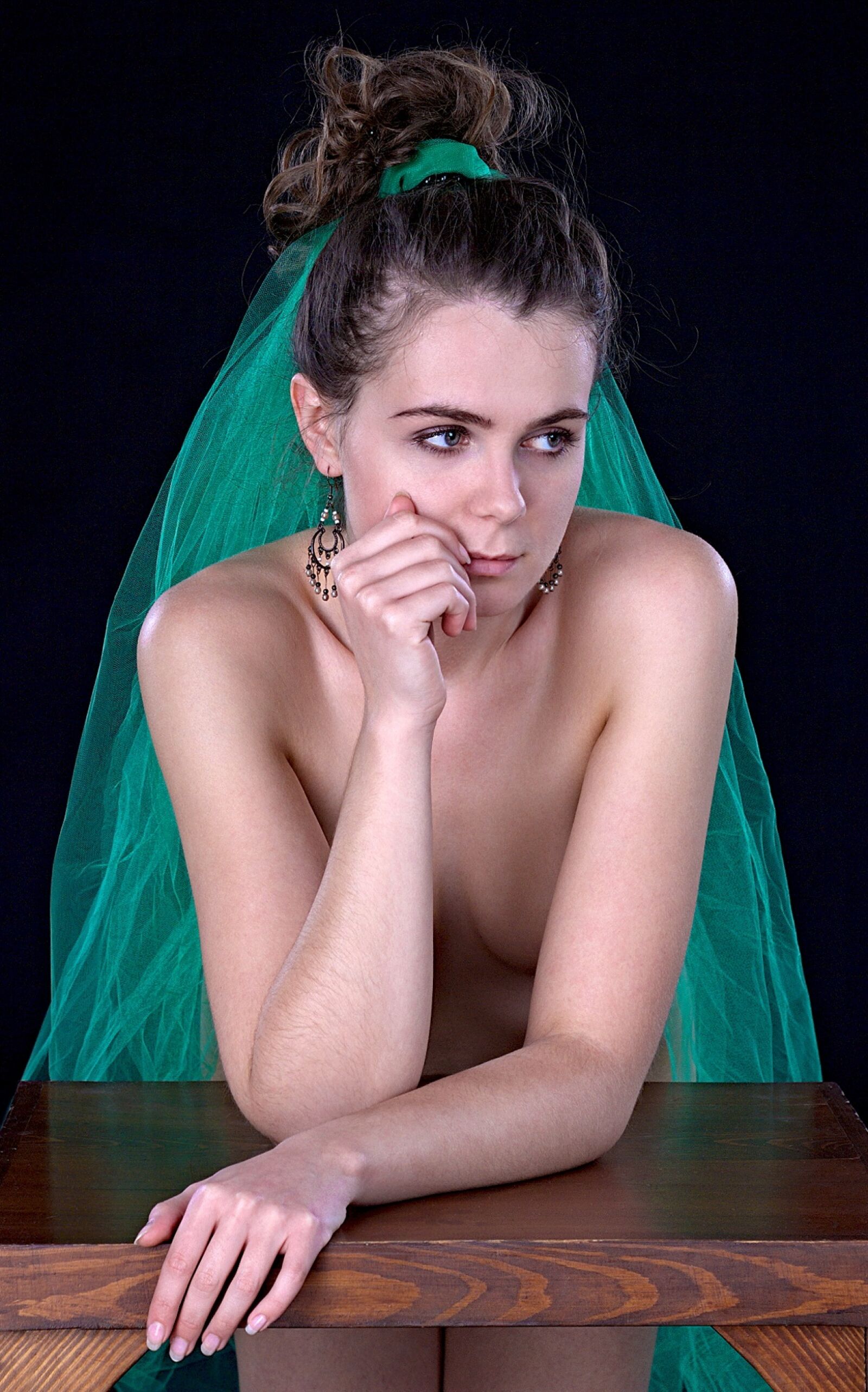 Nikon D80 sample photo. Thoughtfulness, girl, portrait photography