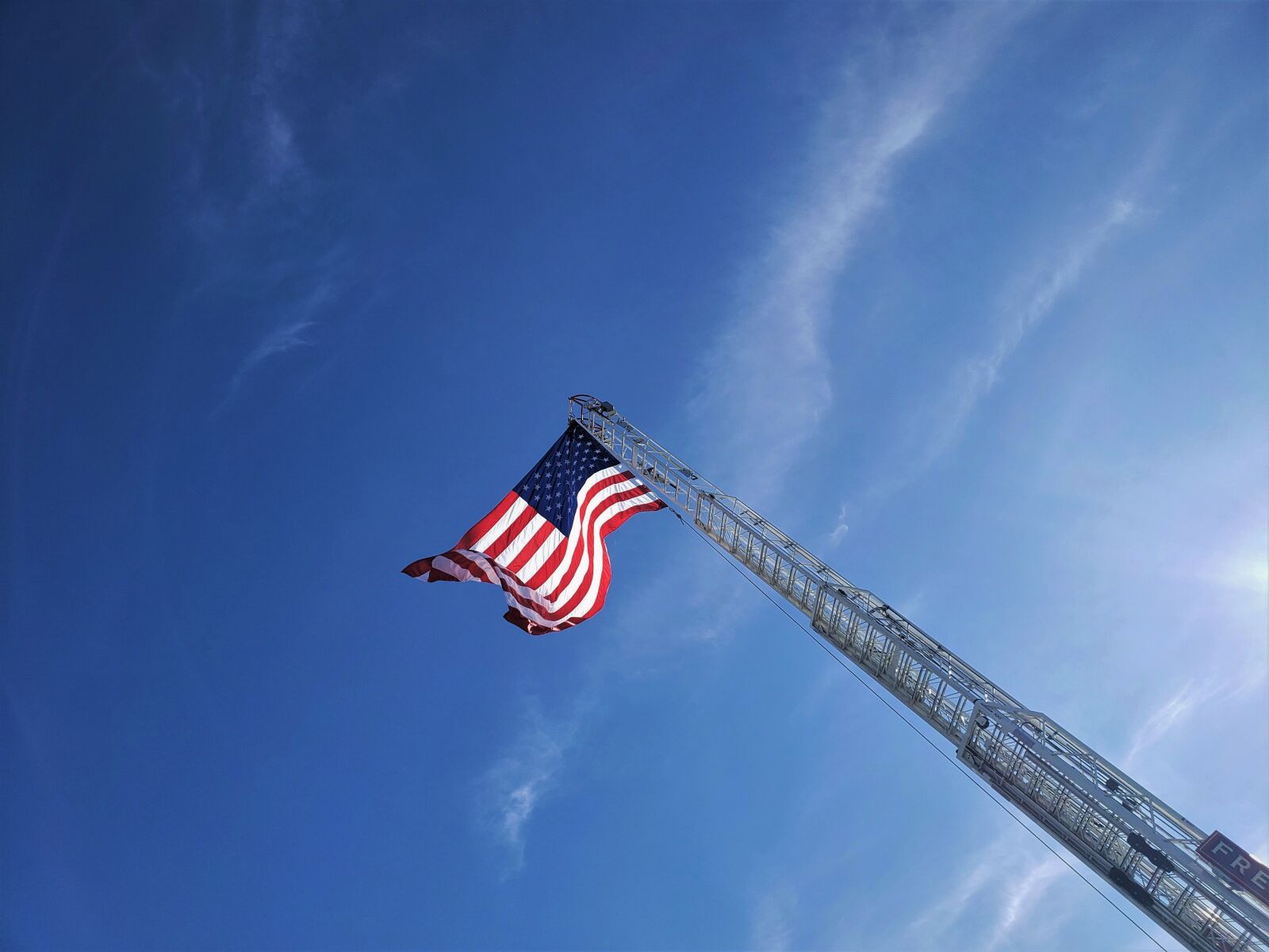 Samsung Galaxy S9 sample photo. Flag, usa, sky photography