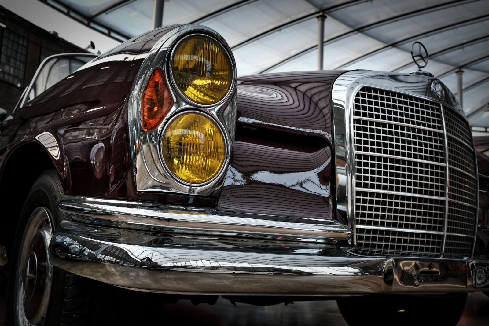 Fujifilm X100F sample photo. Mercedes, benz, oldtimer photography