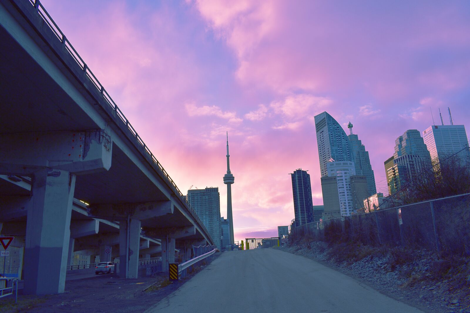 Nikon D3400 sample photo. Toronto, night, sunset photography