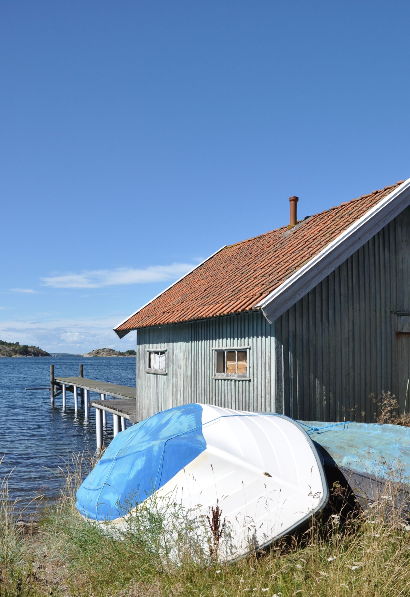 Nikon D90 sample photo. Sweden, boat, water photography