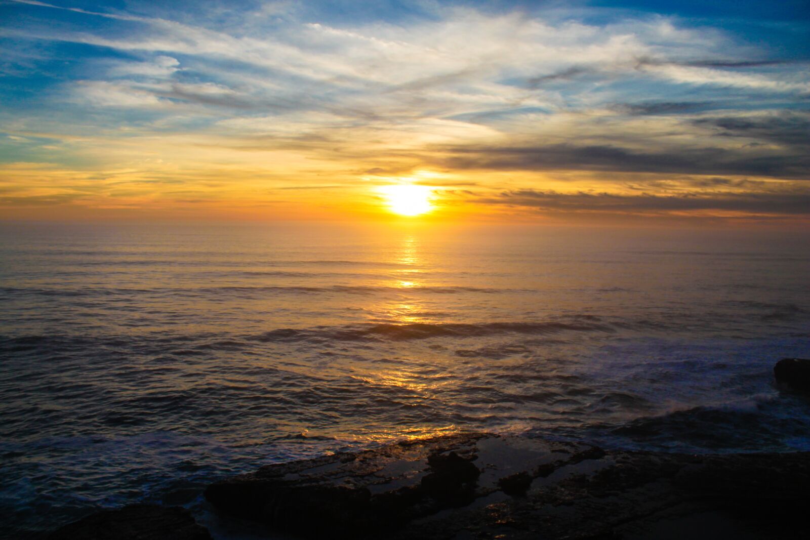 Canon EOS 1100D (EOS Rebel T3 / EOS Kiss X50) sample photo. Sunset, pacific ocean, california photography