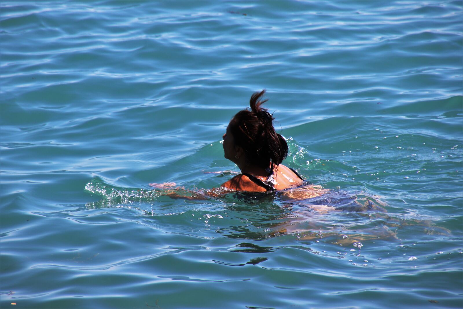 Canon EOS 80D sample photo. Lake, water, boiling hot photography