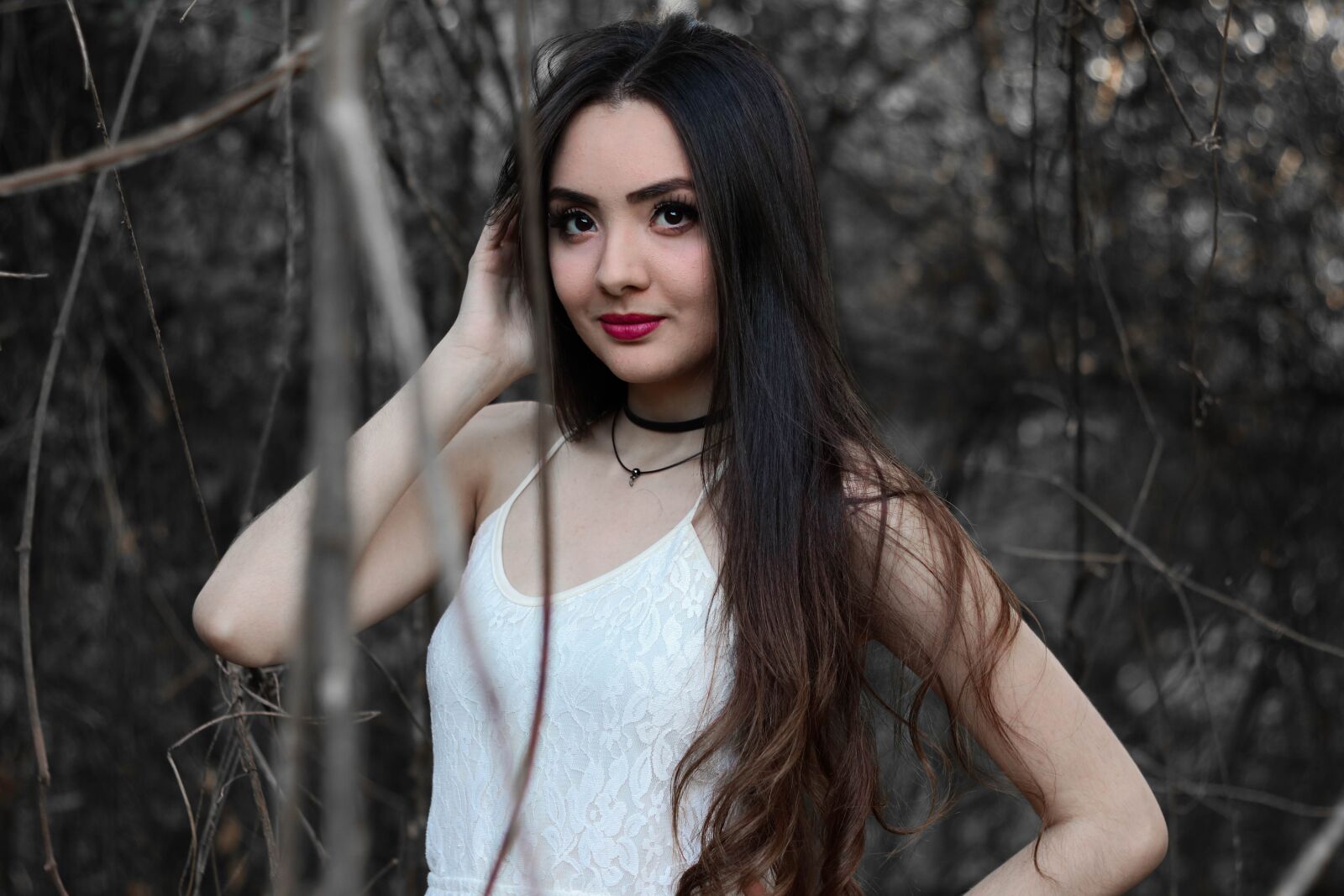 Canon EOS 750D (EOS Rebel T6i / EOS Kiss X8i) sample photo. Nature, woman, beauty photography