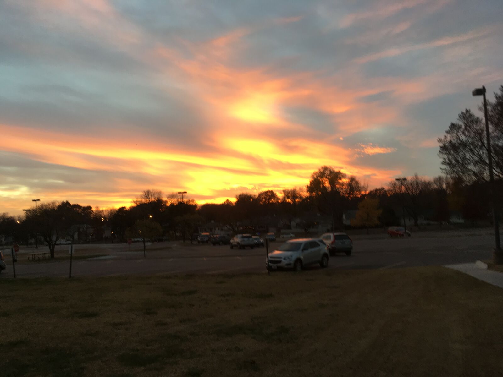 iPhone SE back camera 4.15mm f/2.2 sample photo. Sunset, wichita, kansas photography