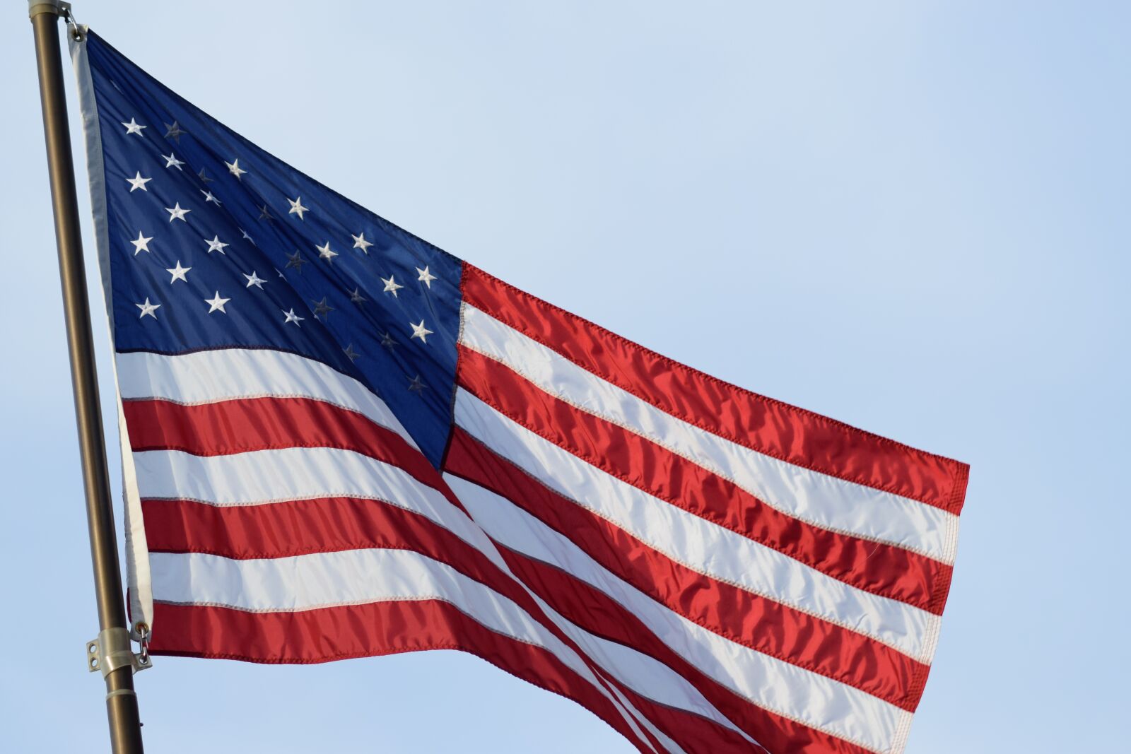 Nikon D3300 sample photo. American, flag, waving photography