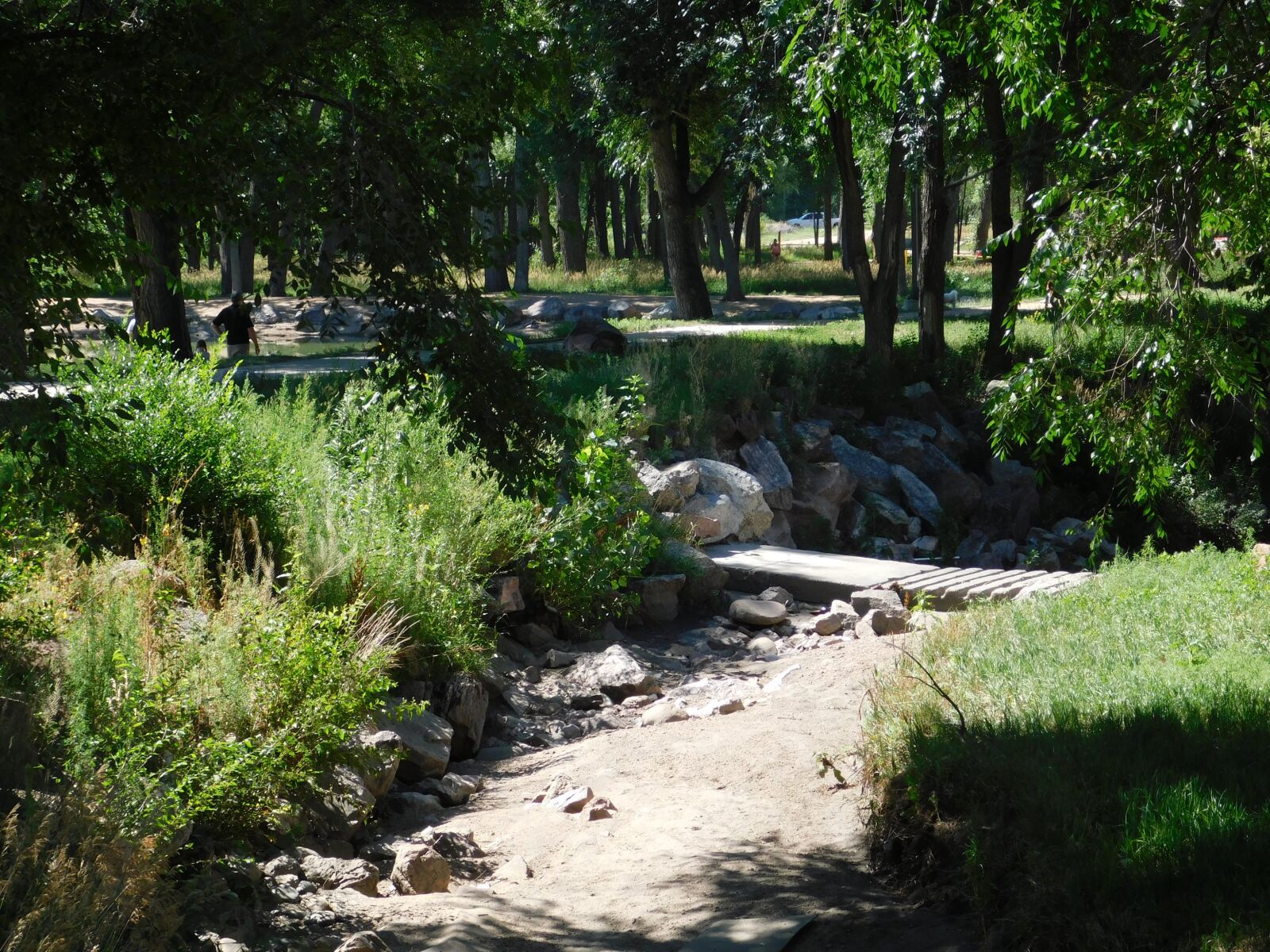 Nikon Coolpix B500 sample photo. Rocks, park, trees photography
