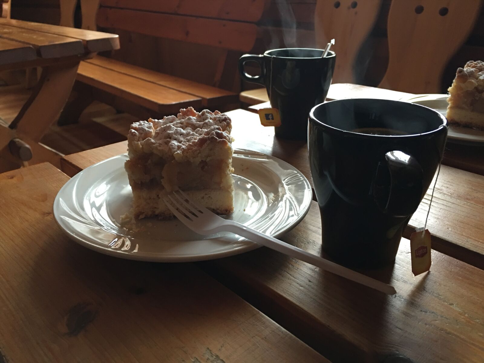 Apple iPhone 6s Plus sample photo. Apple, pie, meal, moment photography