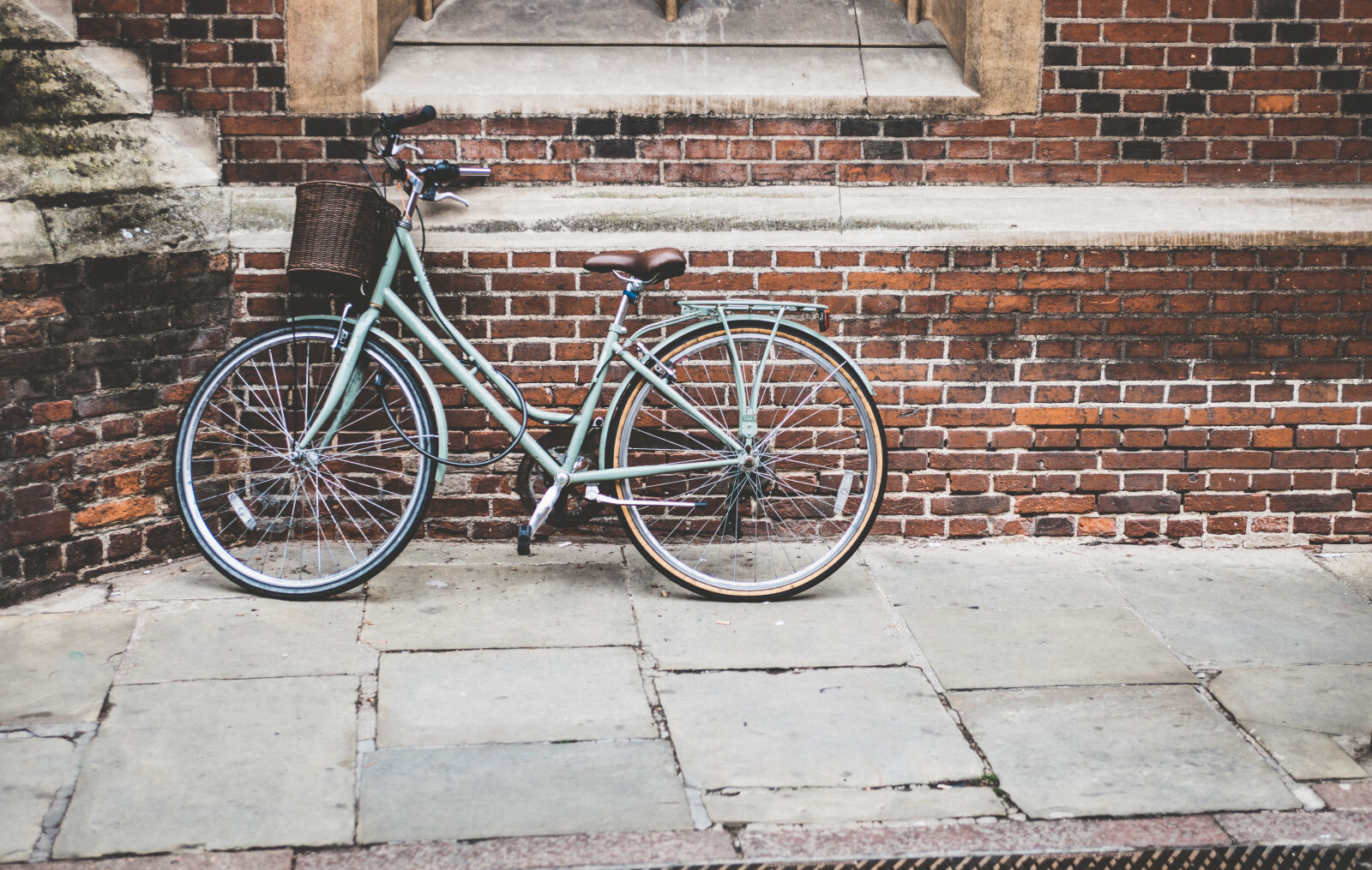 Canon EF 28-70mm f/2.8L USM sample photo. Blue, bicycle, parked, on photography