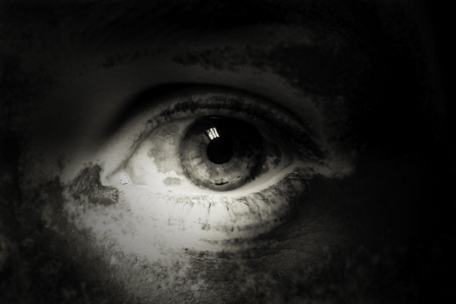 Canon EOS 450D (EOS Rebel XSi / EOS Kiss X2) sample photo. Eye, dirty, face photography